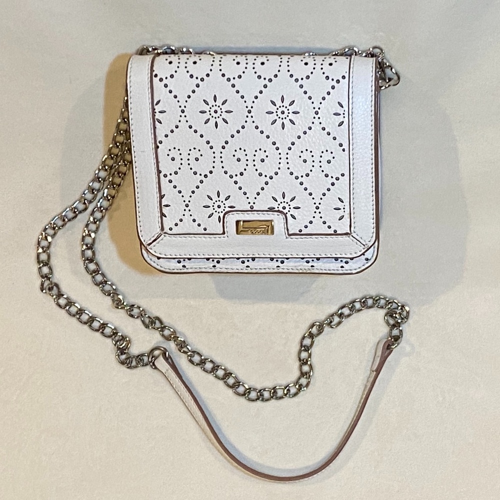 Lodis Small Laser Cut Clutch w/Crossbody Strap